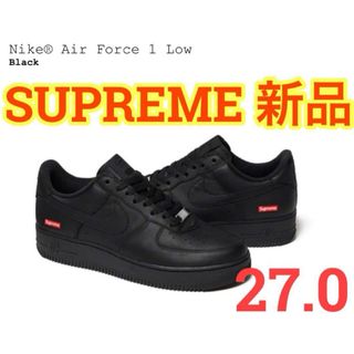 シュプリーム(Supreme)の新品未使用　NIKE エアフォース1 ロー シュプリーム  27cm(スニーカー)