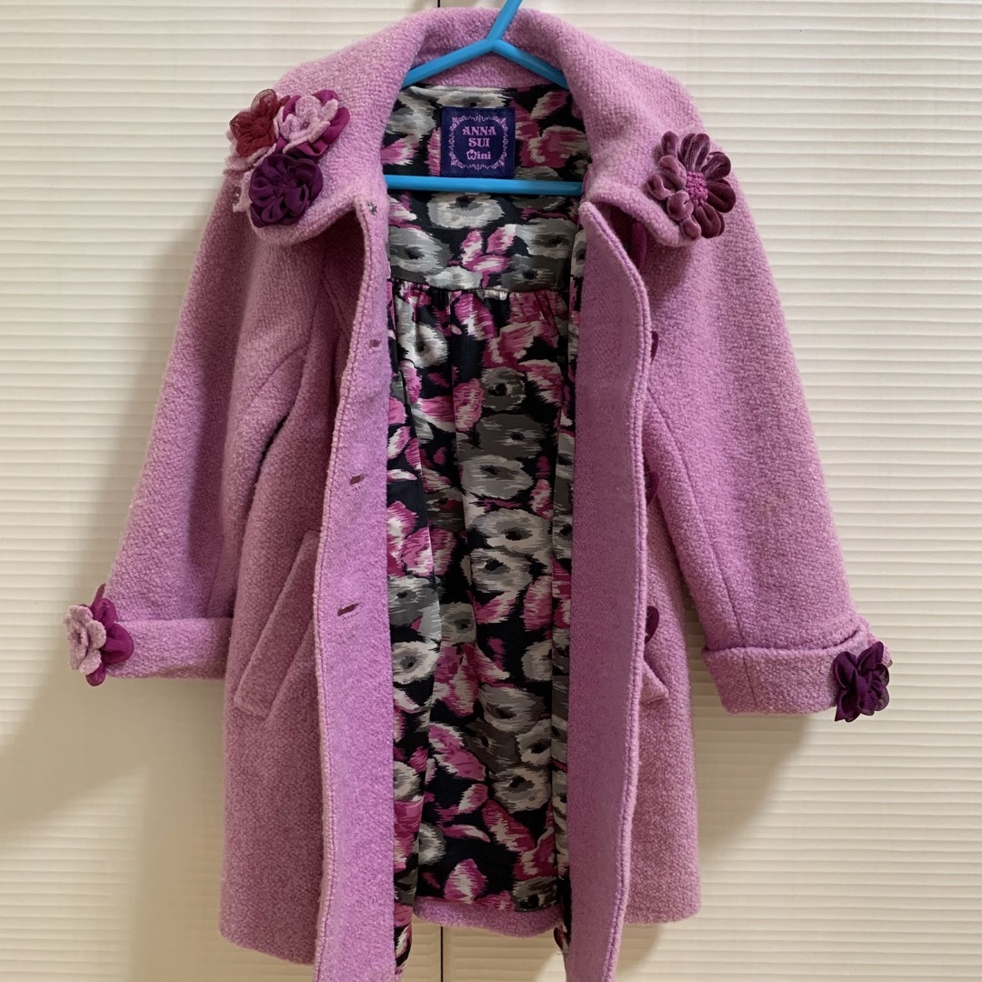 ANNA SUI mini(アナスイミニ)のANNA SUI mini アナスイミニ コート F 100サイズ キッズ/ベビー/マタニティのキッズ服女の子用(90cm~)(コート)の商品写真