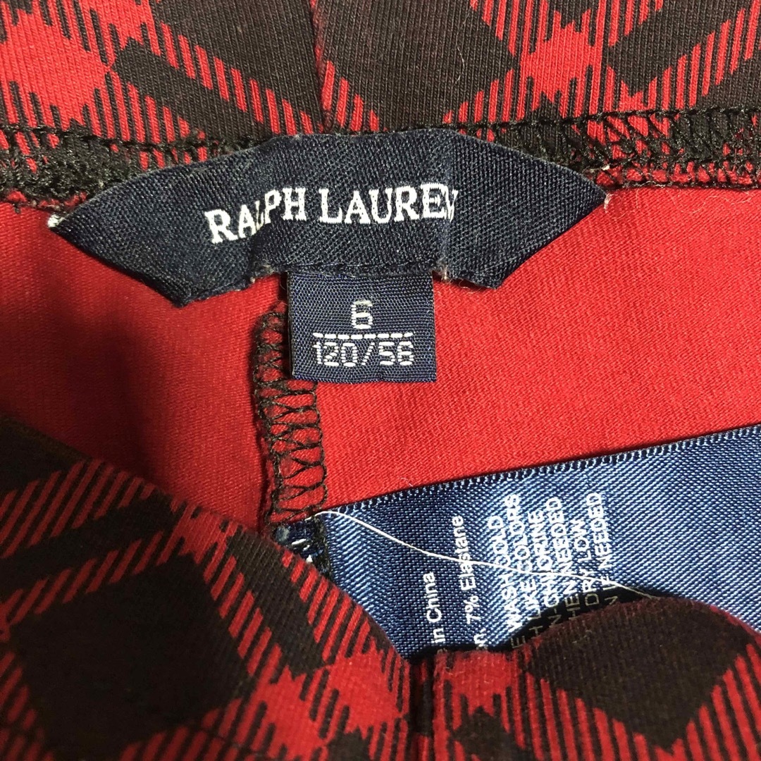 Ralph Lauren(ラルフローレン)のralph lauren チェックのレギンス キッズ/ベビー/マタニティのキッズ服女の子用(90cm~)(パンツ/スパッツ)の商品写真