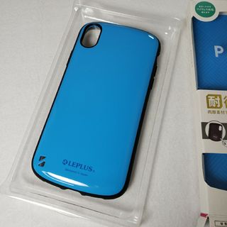 アウトレット iPhone XR 耐衝撃ハイブリッドケース スカイブルー0963(iPhoneケース)