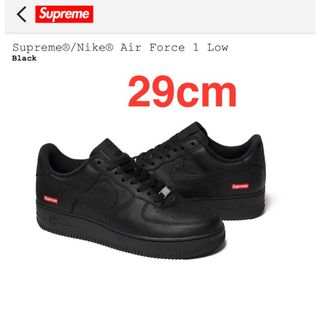 シュプリーム(Supreme)のSupreme Nike Air Force 1 Low ブラック 29cm 黒(スニーカー)