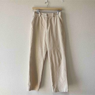 モリスアンドサンズ(MORRIS & SONS)の【美品】モリスアンドサンズ　コーデュロイパンツ　アイボリー　1 クリーニング済(カジュアルパンツ)