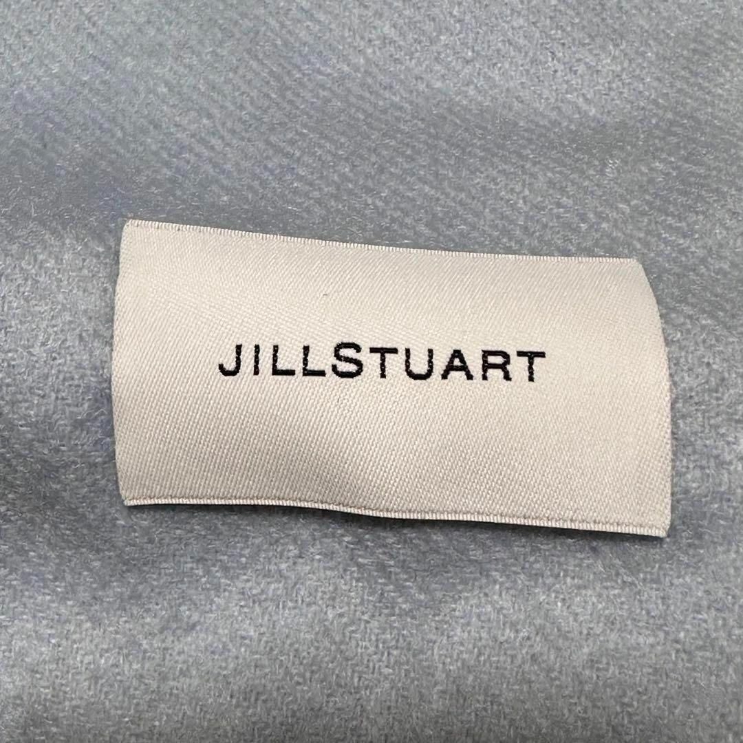 JILLSTUART(ジルスチュアート)の未使用タグ付✨ジルスチュアート 洗えるカシミヤ100% ストール マフラー 水色 レディースのファッション小物(マフラー/ショール)の商品写真