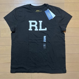 ポロラルフローレン(POLO RALPH LAUREN)の新品タグ付き　ラルフローレン　RLロゴTシャツ　ダークブラウン　M(Tシャツ(半袖/袖なし))