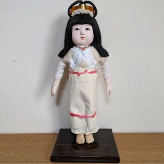 市松人形 豊徳斎 元賀章介作 女の子 裸 ボディのみ 台付き 着せ替え人形(ぬいぐるみ/人形)