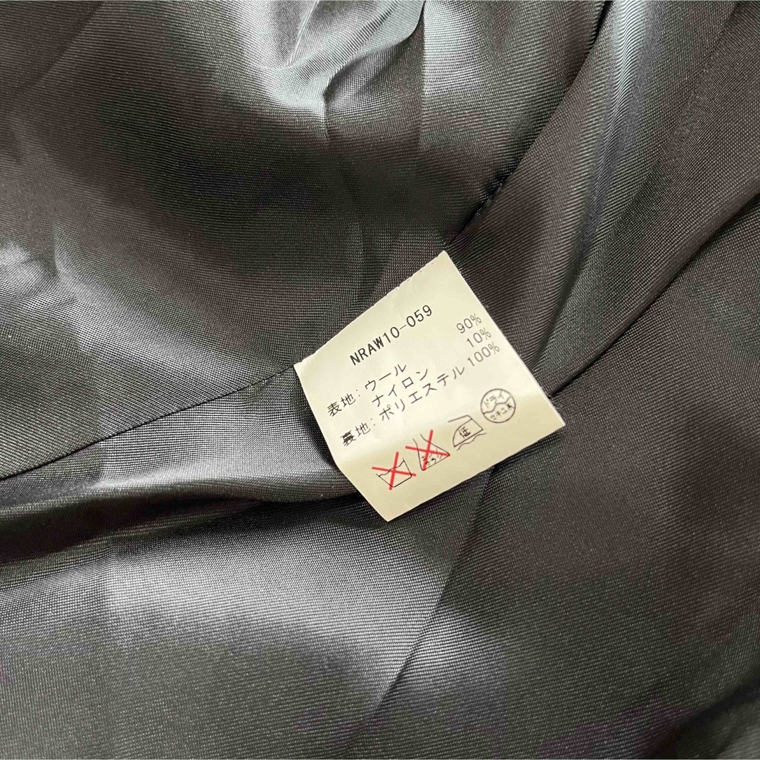NINE RULAZ(ナインルーラーズ)の【美品】NINE RULAZ LINE 黒　Pコート　ジャケット　刺繍　Sサイズ メンズのジャケット/アウター(ピーコート)の商品写真