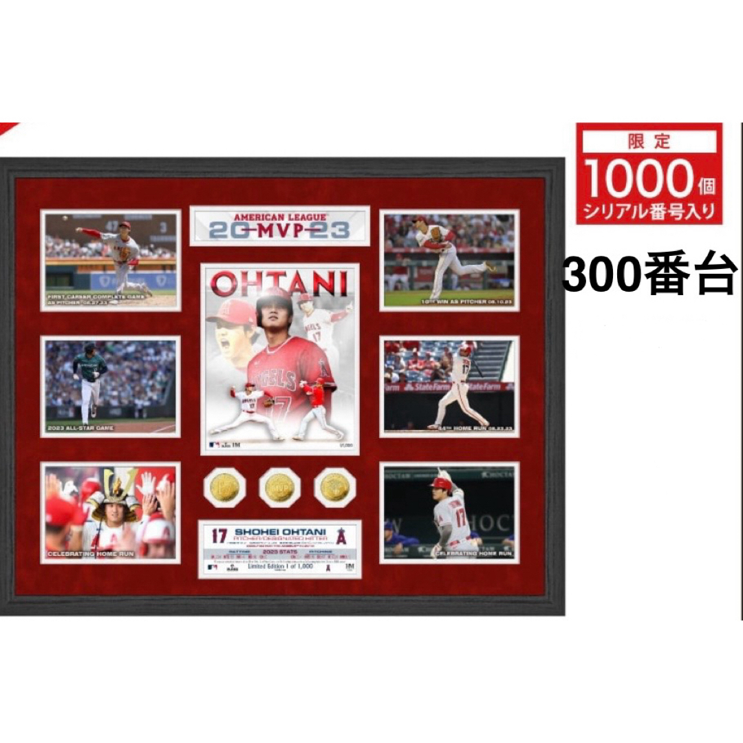 大谷翔平 2023 MVP受賞記念 プレミアムNEGAフォトミント スポーツ/アウトドアの野球(記念品/関連グッズ)の商品写真