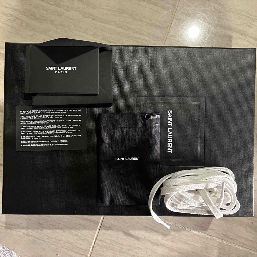 Saint Laurent(サンローラン)のSAINT LAURENT  サンローラン　ヒョウ柄レザースニーカー　37 レディースの靴/シューズ(スニーカー)の商品写真