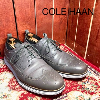 コールハーン(Cole Haan)のCOLEHAANウイングチップグレー111/2(ドレス/ビジネス)