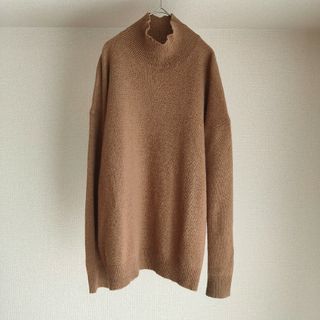 オーラリー(AURALEE)のAURALEE  BABY CAMEL KNIT TURTLE NECK P/O(ニット/セーター)