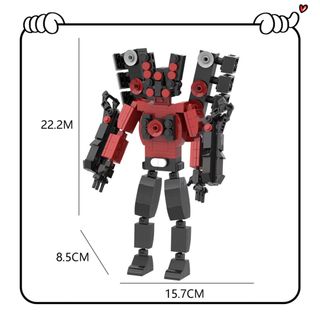 スキビディトイレ　LEGO スピーカーマン　ブロック　互換アップグレードタイタン(キャラクターグッズ)