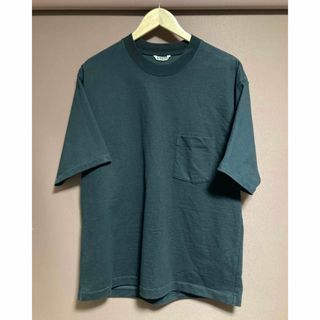 オーラリー(AURALEE)のAURALEE  STAND-UP  TEE  BLACK(Tシャツ/カットソー(半袖/袖なし))