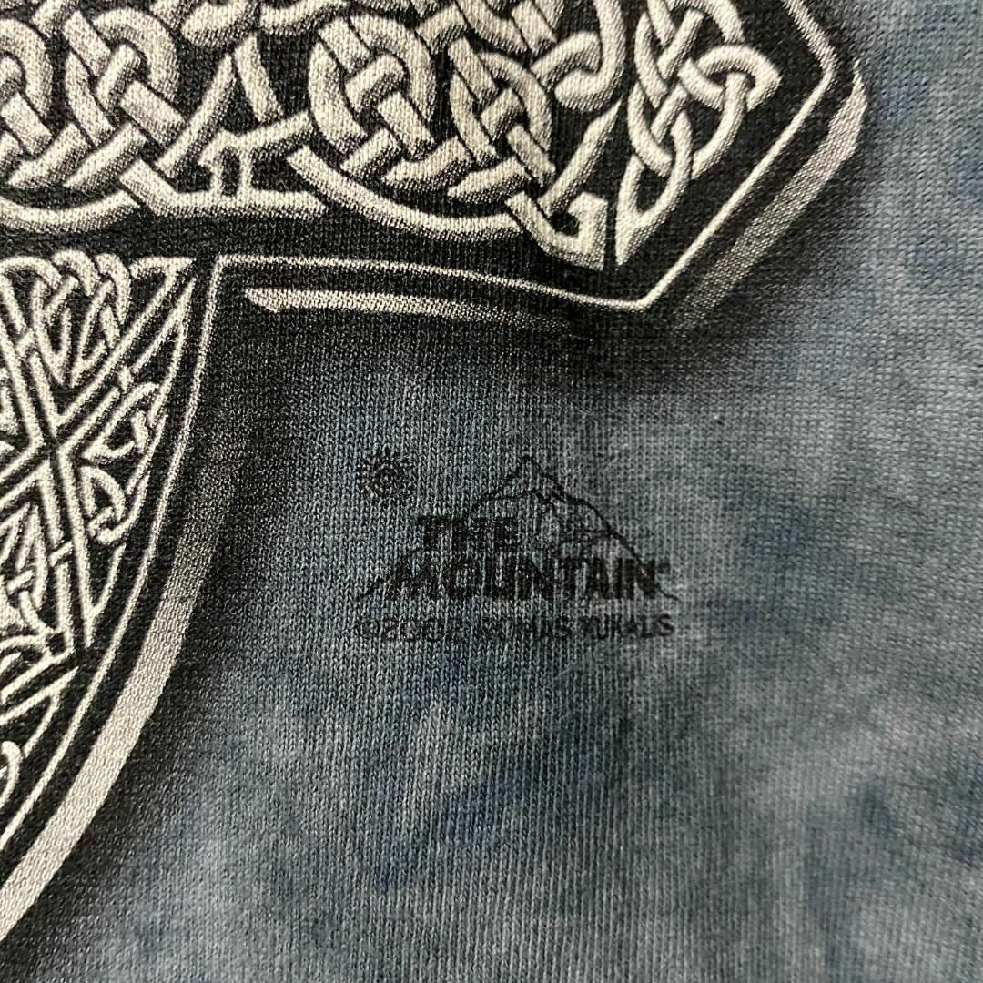 VINTAGE(ヴィンテージ)のアメリカ古着　THE MOUNTAIN ドラゴン　龍　半袖　Ｔシャツ　タイダイ メンズのトップス(Tシャツ/カットソー(半袖/袖なし))の商品写真