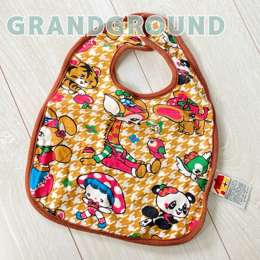 GrandGround(グラグラ)のグラグラ GRANDGROUND スタイ 赤ちゃん ベビー　よだれかけ キッズ/ベビー/マタニティのこども用ファッション小物(ベビースタイ/よだれかけ)の商品写真