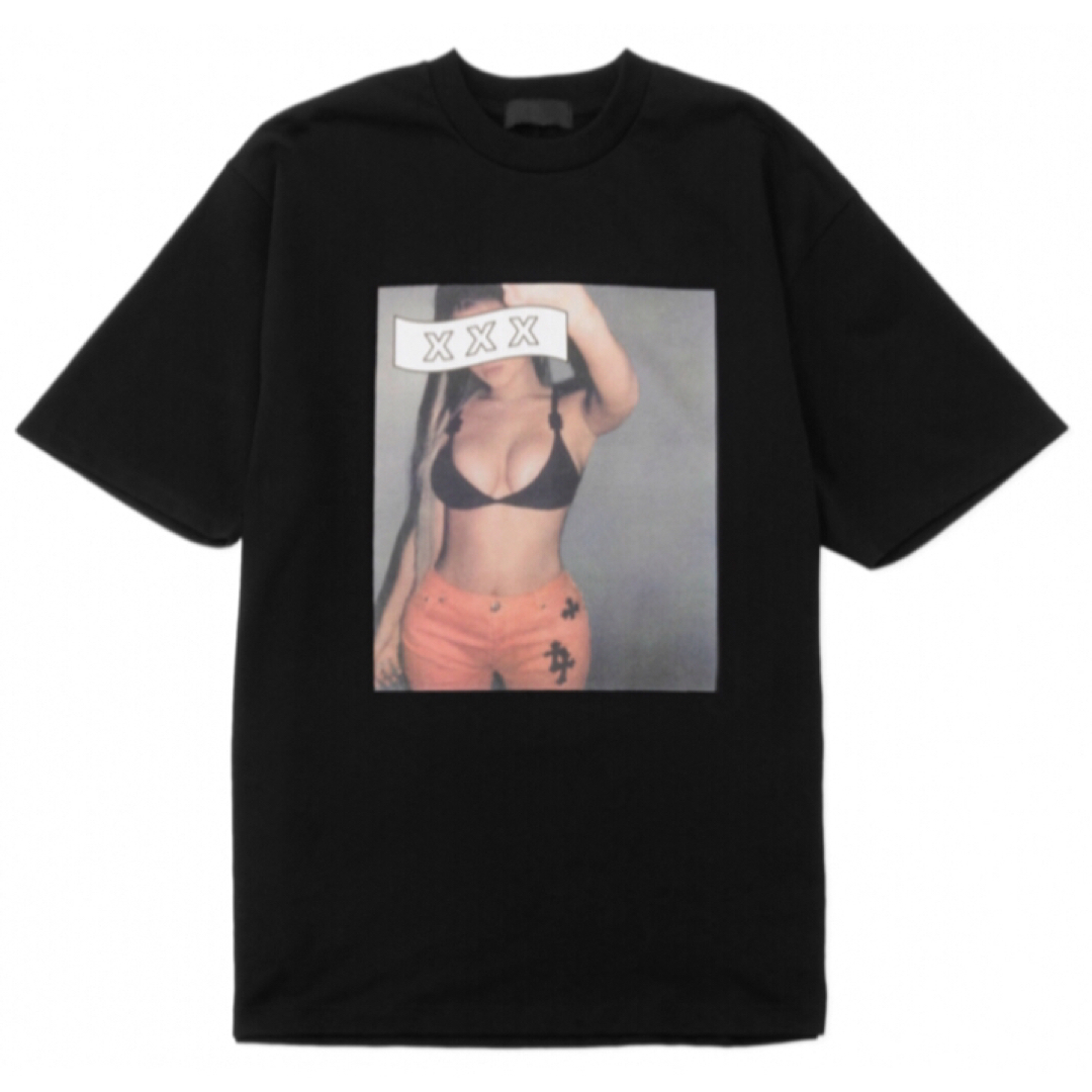 GOD SELECTION XXX(ゴッドセレクショントリプルエックス)の新品 GOD SELECTION XXX カイリー・ジェンナー Tシャツ M 黒 メンズのトップス(Tシャツ/カットソー(半袖/袖なし))の商品写真
