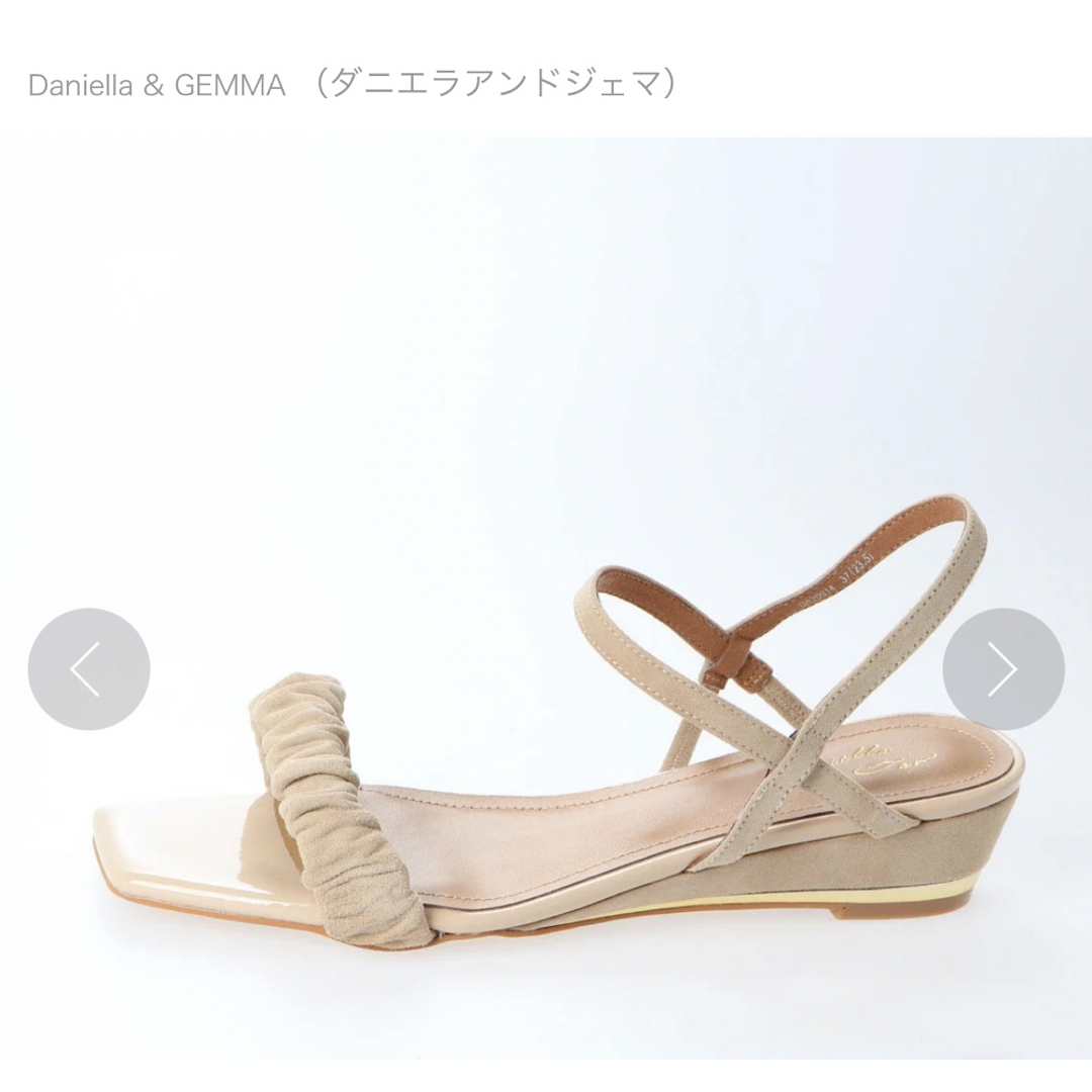 Daniella&GEMMA(ダニエラアンドジェマ)の【ダニエラ&ジェマ】ウェッジサンダル 22cm レディースの靴/シューズ(サンダル)の商品写真