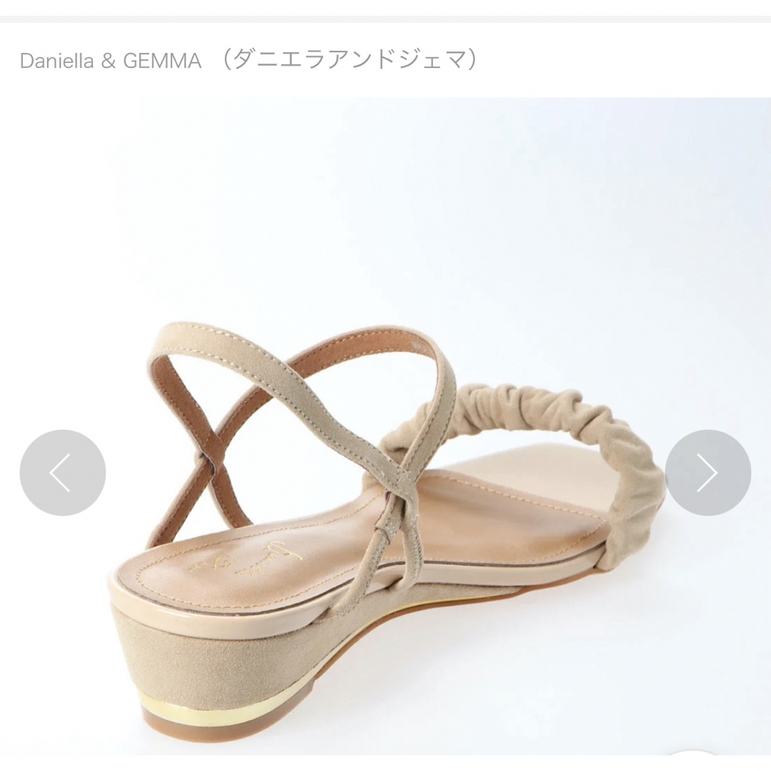 Daniella&GEMMA(ダニエラアンドジェマ)の【ダニエラ&ジェマ】ウェッジサンダル 22cm レディースの靴/シューズ(サンダル)の商品写真