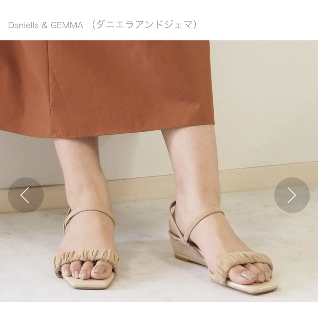 Daniella&GEMMA(ダニエラアンドジェマ)の【ダニエラ&ジェマ】ウェッジサンダル 22cm レディースの靴/シューズ(サンダル)の商品写真