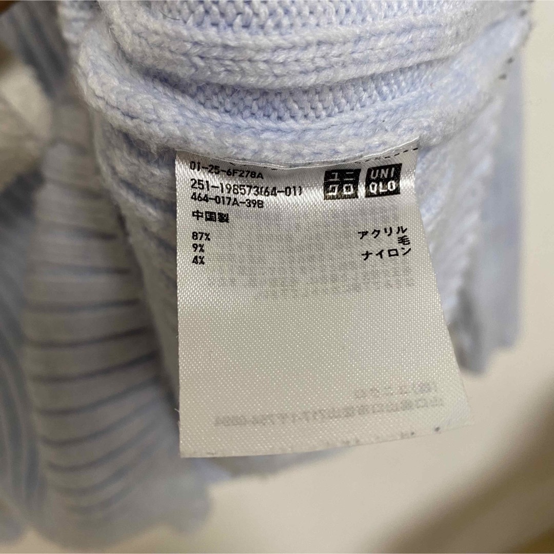 UNIQLO(ユニクロ)のユニクロ　UNIQLO リブモックネックセーター　XL レディースのトップス(ニット/セーター)の商品写真