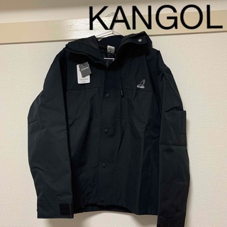 カンゴール(KANGOL)のカンゴール　TRAIL WISE ウィンドブレーカー　パーカー　コート　ブラック(マウンテンパーカー)