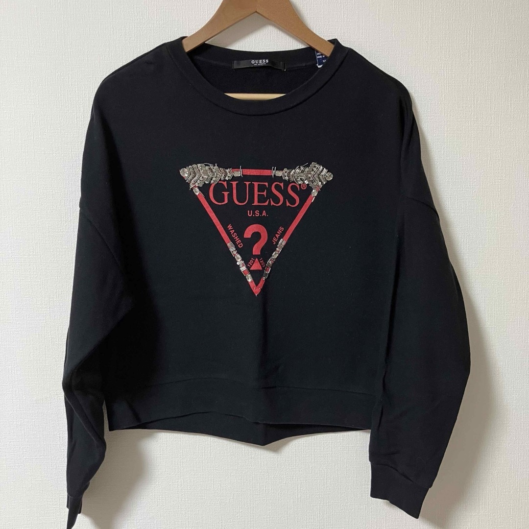 GUESS(ゲス)のGUESS レディース トレーナー レディースのトップス(トレーナー/スウェット)の商品写真