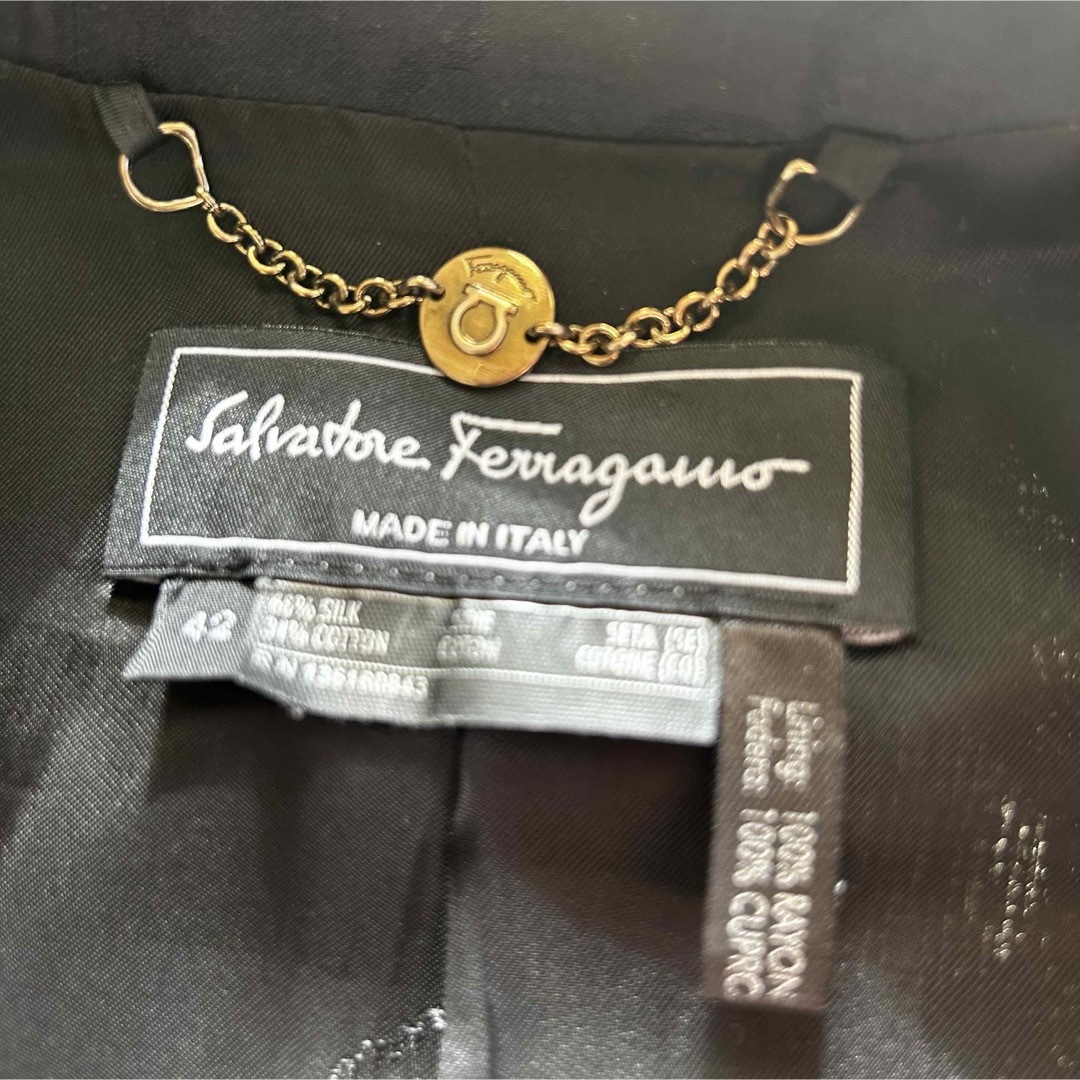 美品 サルバトーレフェラガモ スーツ セットアップ スカート 美品 サルバトーレフェラガモ スーツ セットアップ スカート