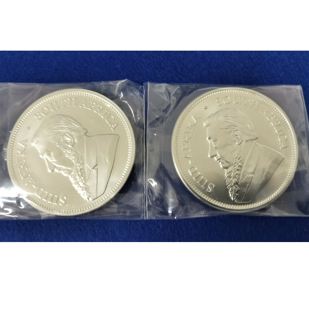 クルーガーランド銀貨2021(1オンス)(新品、未使用) 2枚  NO.1 エンタメ/ホビーの美術品/アンティーク(貨幣)の商品写真