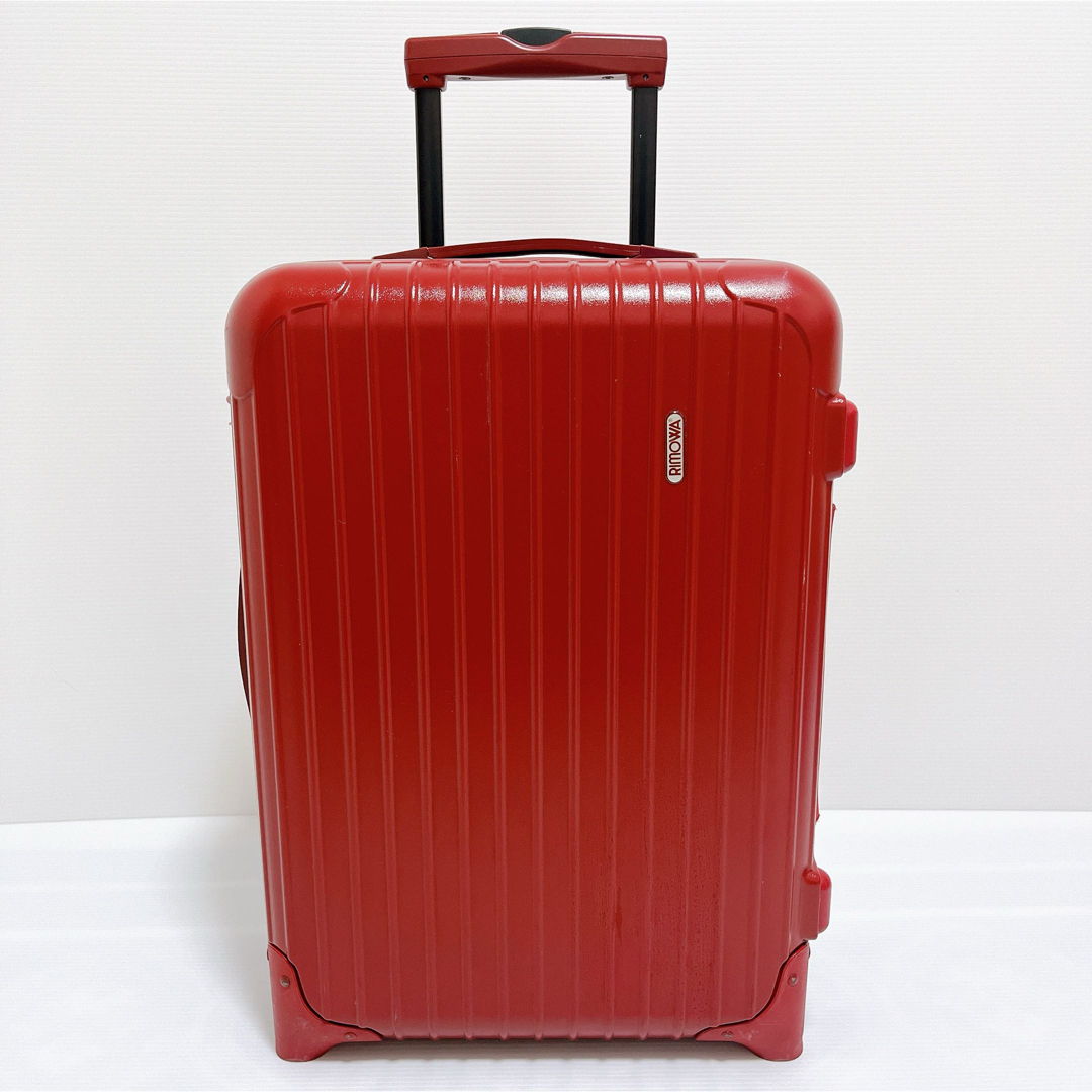 美品!リモワ RIMOWA サルサ レッド 2輪 機内持ち込み可能 32L 【破格 美品!リモワ RIMOWA サルサ レッド 2輪 機内持ち込み可能 32L 【破格