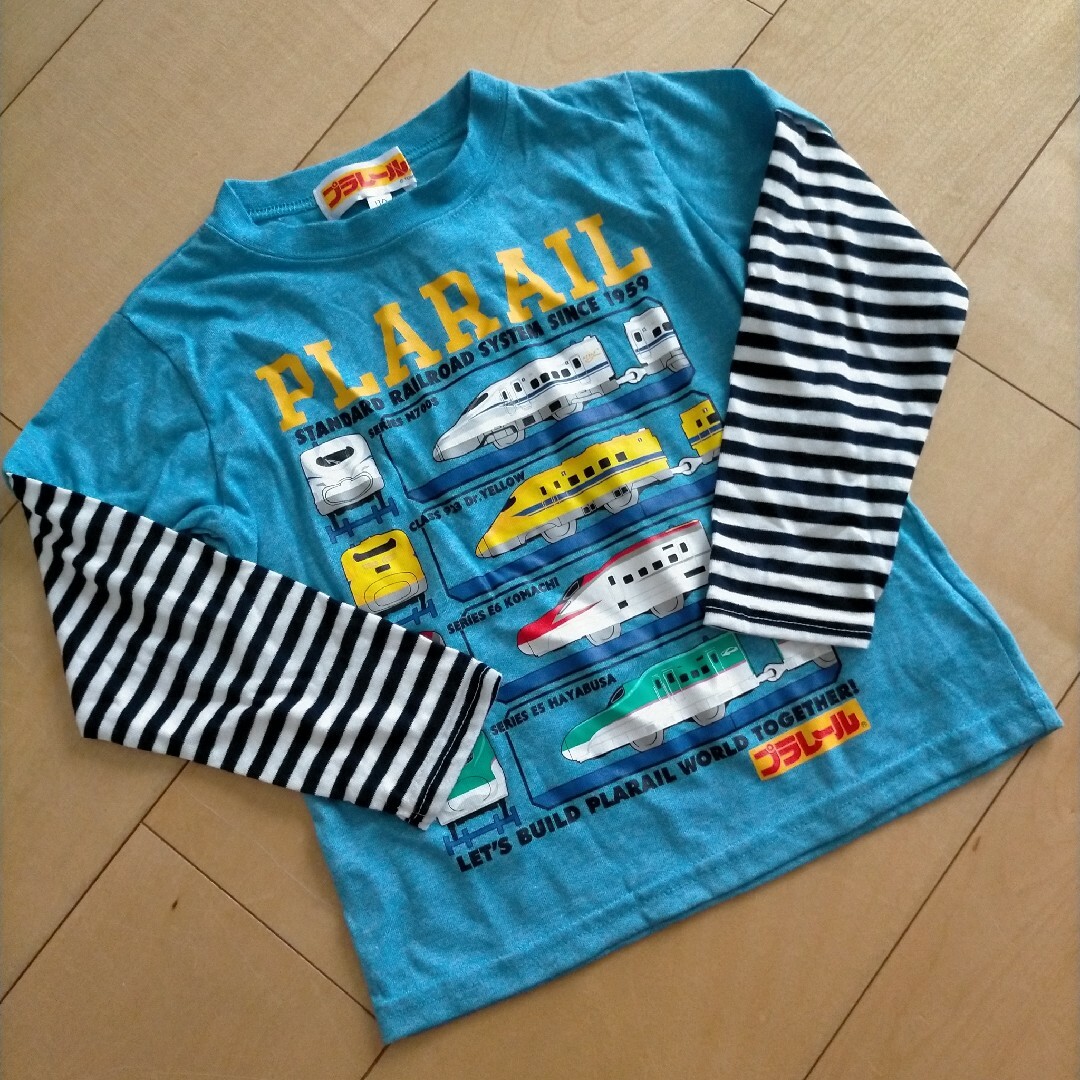 C290　新品　長袖Ｔシャツ　110　プラレール キッズ/ベビー/マタニティのキッズ服男の子用(90cm~)(Tシャツ/カットソー)の商品写真