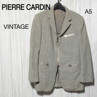 ピエールカルダン(pierre cardin)のpierre cardinピエールカルダン デザインジャケット ジップテーラード(テーラードジャケット)