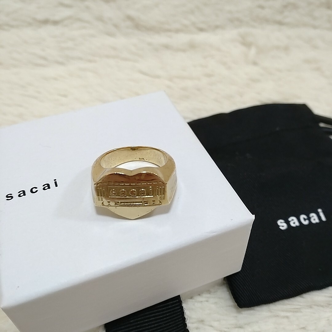 sacai(サカイ)のsacai リング　サカイ　指輪　カーハート ラウンドリング ゴールド メンズのアクセサリー(リング(指輪))の商品写真