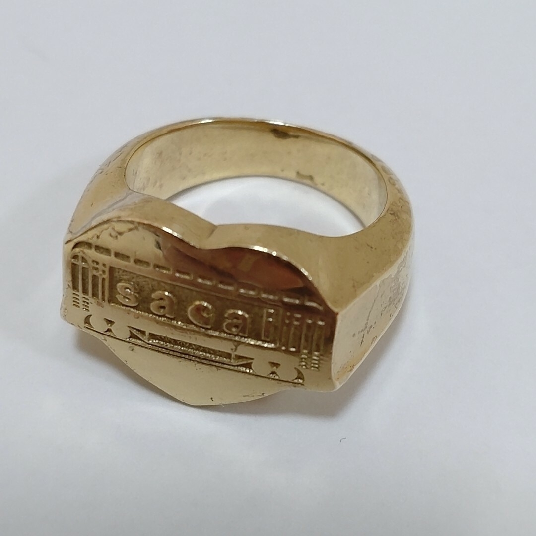 sacai(サカイ)のsacai リング　サカイ　指輪　カーハート ラウンドリング ゴールド メンズのアクセサリー(リング(指輪))の商品写真