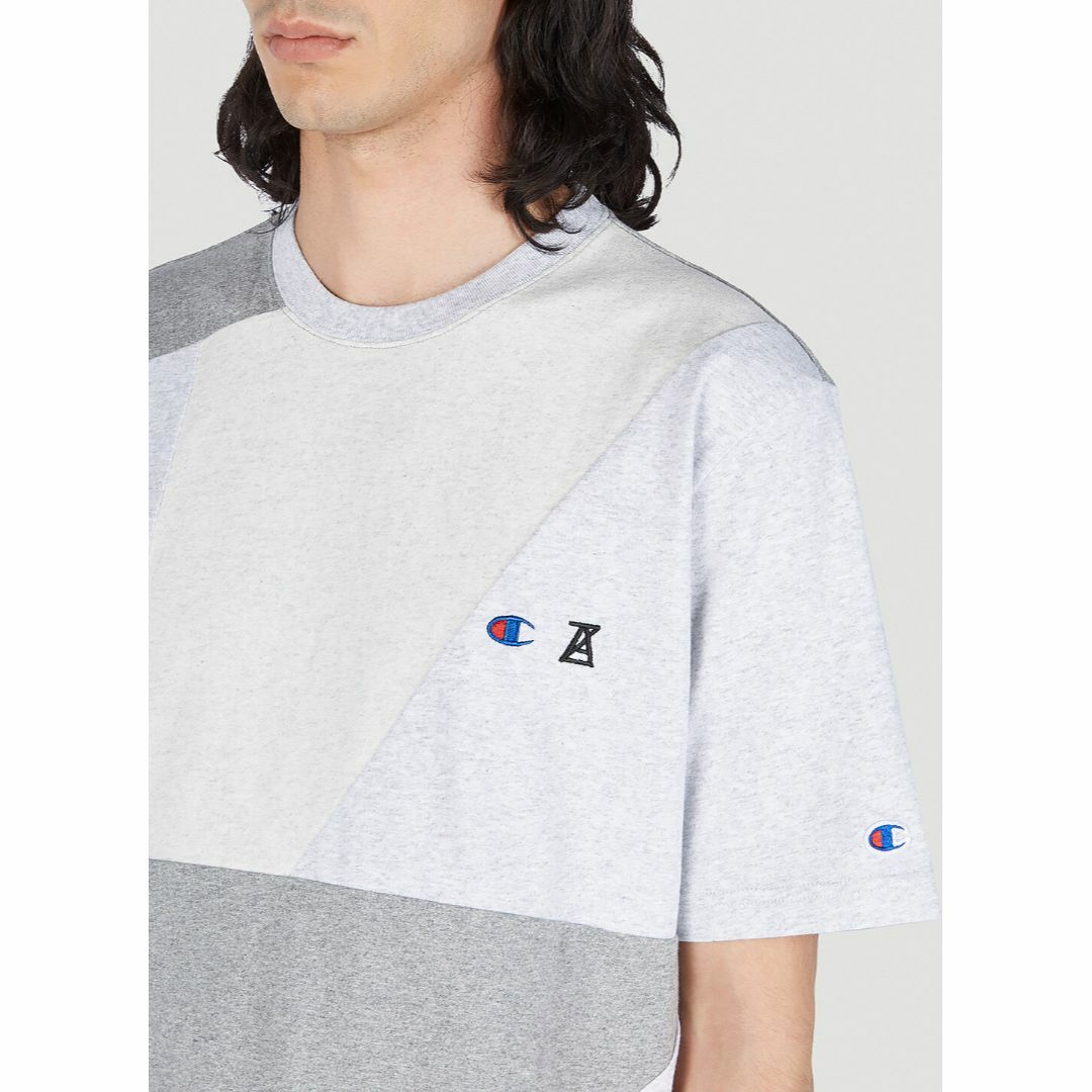 ANREALAGE(アンリアレイジ)の新品 定価1万7600円 Champion × ANREALAGE Tシャツ　L メンズのトップス(Tシャツ/カットソー(半袖/袖なし))の商品写真