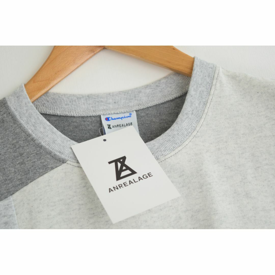 ANREALAGE(アンリアレイジ)の新品 定価1万7600円 Champion × ANREALAGE Tシャツ　S メンズのトップス(Tシャツ/カットソー(半袖/袖なし))の商品写真