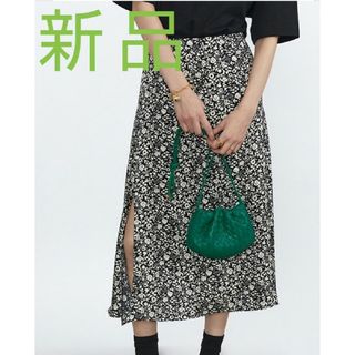 アメリヴィンテージ(Ameri VINTAGE)の新品 Fano studios  flower side slit skirt(ロングスカート)