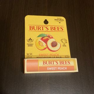 バーツビーズ(BURT'S BEES)のBurt's beesのリップバーム Sweet Peach (アメリカ購入)(リップケア/リップクリーム)