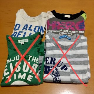 男の子  長袖　Tシャツ　カットソー　2枚　80㎝