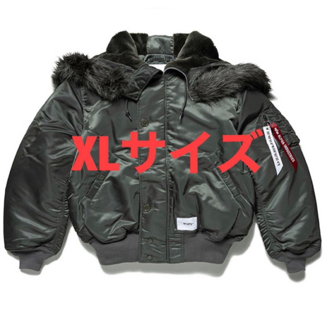 W)taps(ダブルタップス)の希少XL WTAPS N-2B JACKET ALPHA INDUSTRIES メンズのジャケット/アウター(フライトジャケット)の商品写真