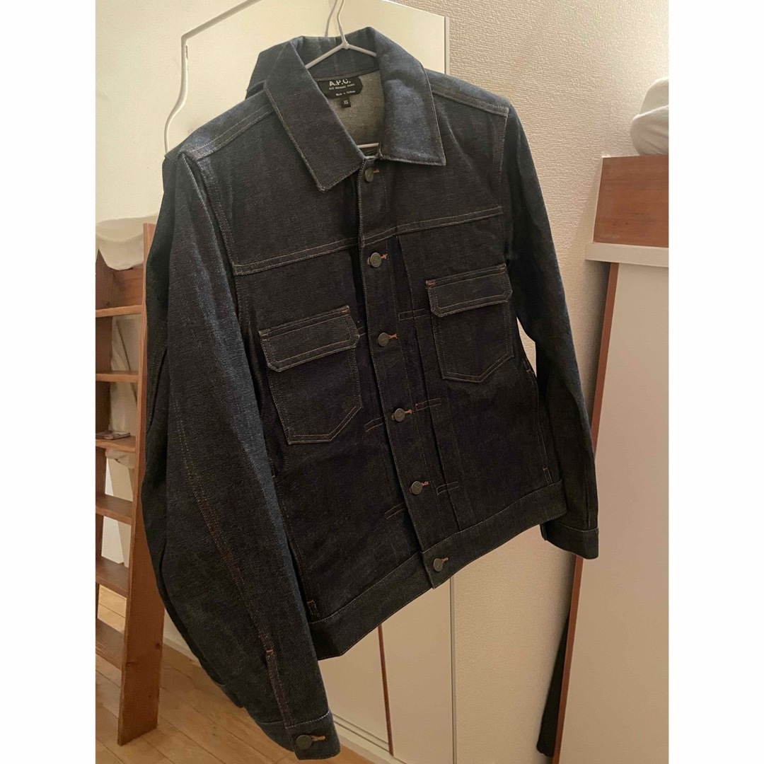 A.P.C - APC ノンウォシュデニムジャケット XSの通販 by A.P.C - APC ノンウォシュデニムジャケット XSの通販 by