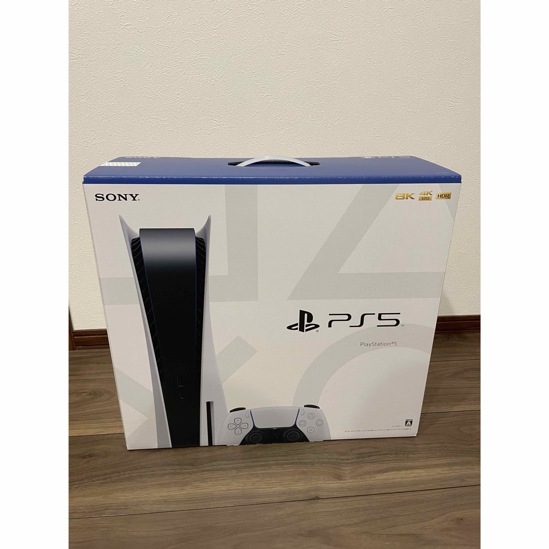 PlayStation(プレイステーション)のPlayStation5 ディスクドライブ搭載モデル エンタメ/ホビーのゲームソフト/ゲーム機本体(家庭用ゲーム機本体)の商品写真