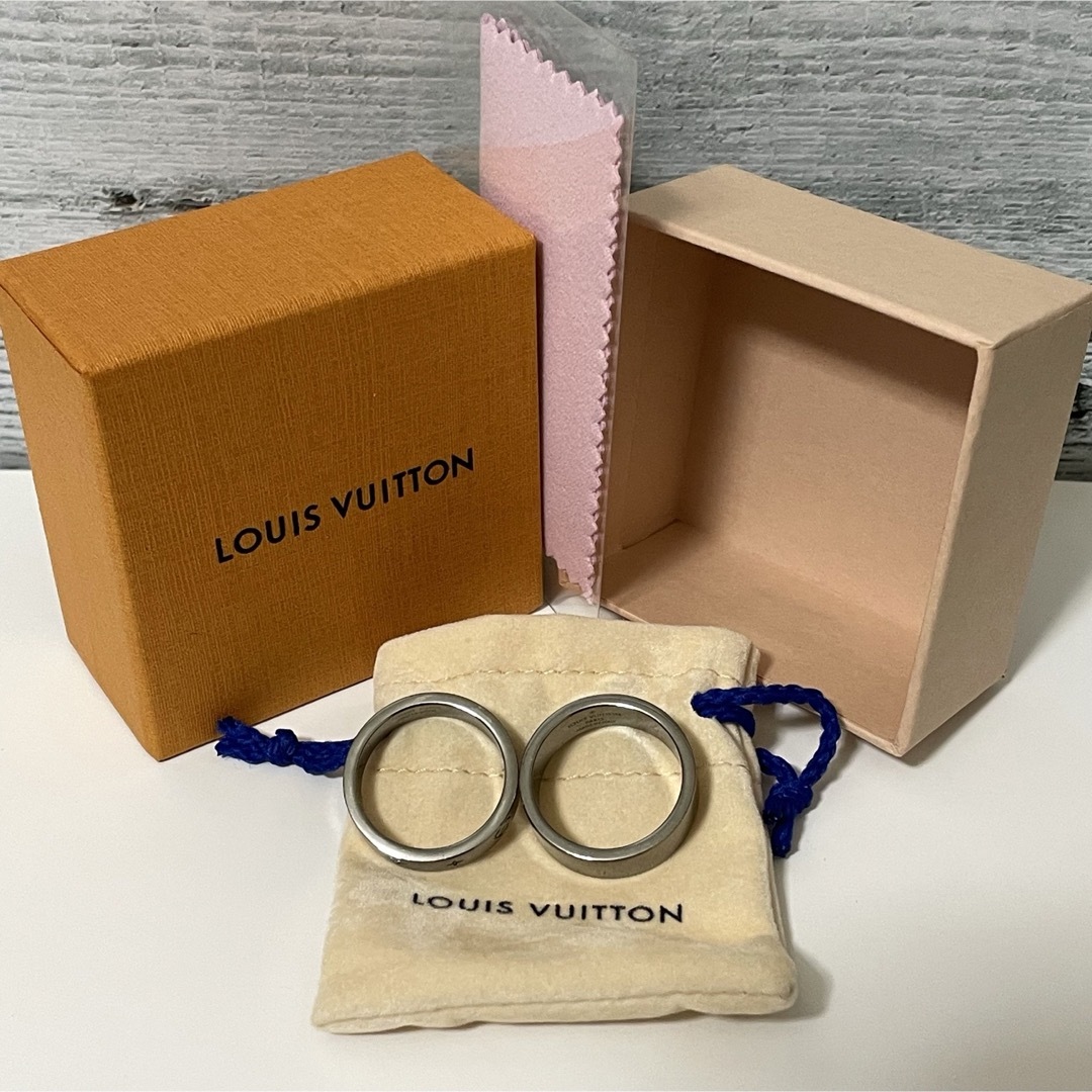 LOUIS VUITTON(ルイヴィトン)の【良品】LOUIS VUITTON  2連リング  バーグ ユーアンドミー メンズのアクセサリー(リング(指輪))の商品写真