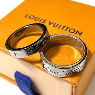 ルイヴィトン(LOUIS VUITTON)の【良品】LOUIS VUITTON  2連リング  バーグ ユーアンドミー(リング(指輪))