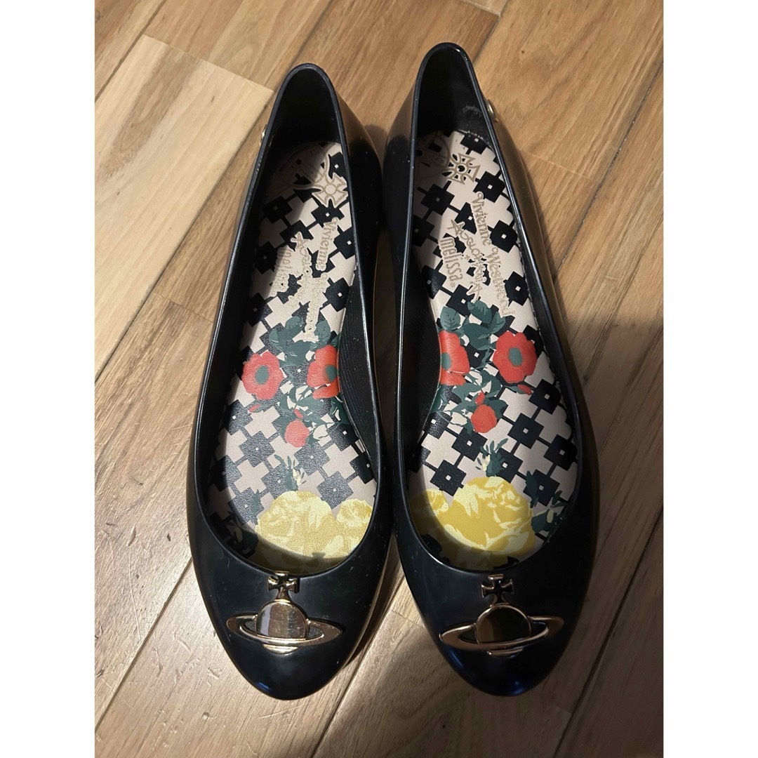 melissa(メリッサ)のmelissa×Vivienne Westwood ラバーシューズ レディースの靴/シューズ(バレエシューズ)の商品写真