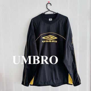 アンブロ(UMBRO)の90s 希少　UMBRO アンブロ　プルオーバー　ピステ　ビックロゴ(パーカー)