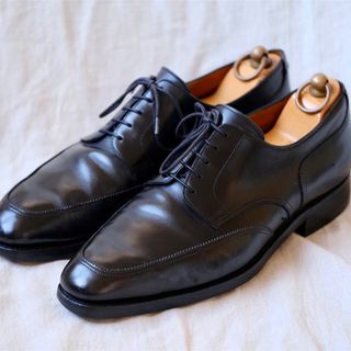 Crockett & Jones×ポールスミス別注スクエアチップブルーチャー黒8