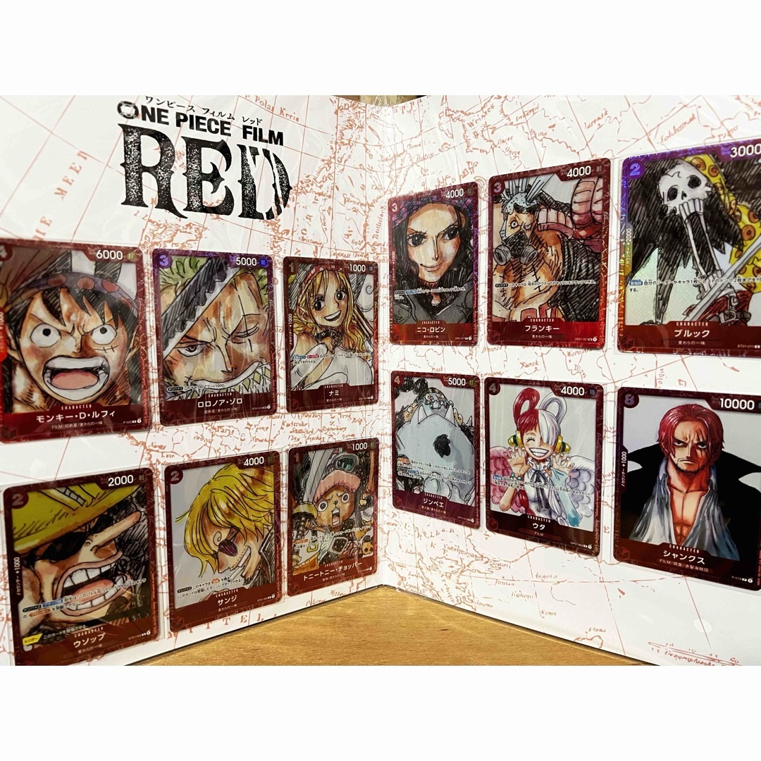 BANDAI(バンダイ)の【未開封】ワンピースチャンピオンシップセット　FILM RED エンタメ/ホビーのアニメグッズ(カード)の商品写真