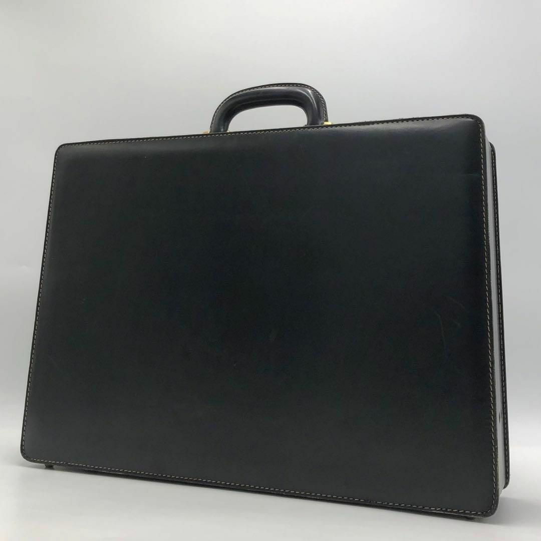 a.testoni(アテストーニ)のアテストーニ　ブリーフケース　アタッシュケース　ゴールド金具　レザー メンズのバッグ(ビジネスバッグ)の商品写真