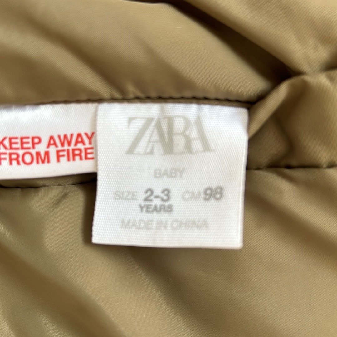 ZARA KIDS(ザラキッズ)の【冬物値下げ！¥2000→¥1300】ZARABABY ボアジャケット キッズ/ベビー/マタニティのキッズ服男の子用(90cm~)(ジャケット/上着)の商品写真