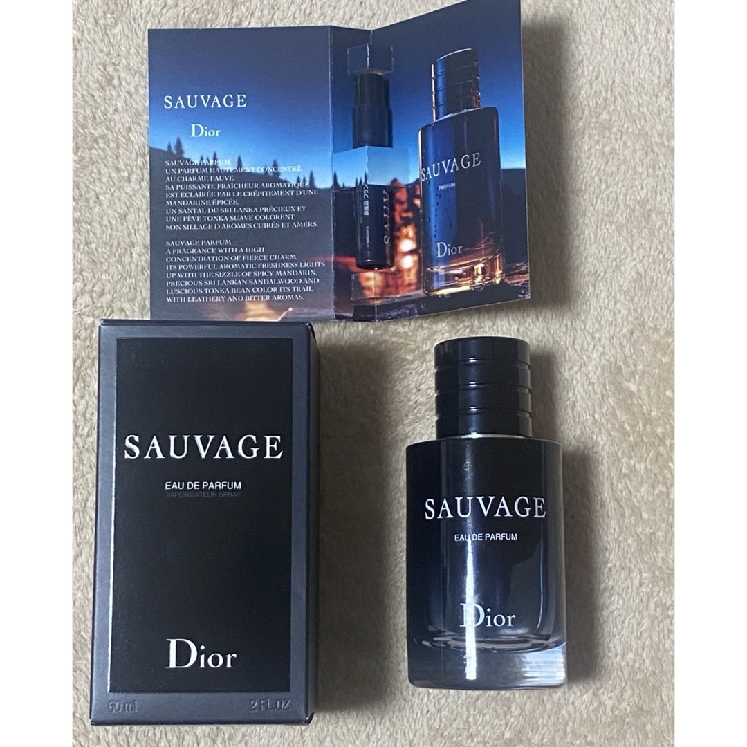 Dior(ディオール)のDIOR ソヴァージュ　オードゥパルファン おまけ付き コスメ/美容の香水(香水(男性用))の商品写真