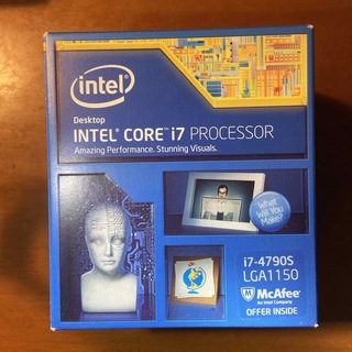 インテル(intel)のIntel CPU Core-i7-4790S 3.20GHz 65W(PC周辺機器)